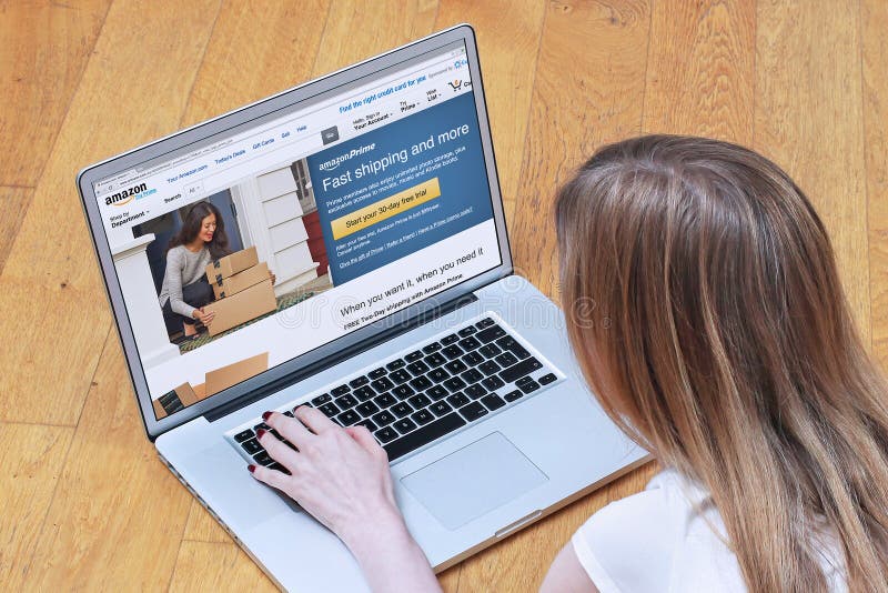 Amazon Prime editorial stock photo. Image of online, amazon - 58848578
